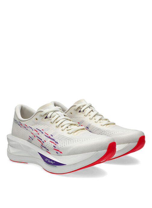 Asics 1012B862-100 SONICBLAST Ekru Kadın Koşu Ayakkabısı - Görsel 4