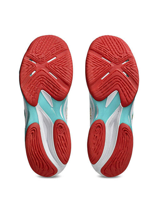 Asics 1052A090-960 NETBURNER BALLISTIC FF Beyaz Kadın Voleybol Ayakkabısı - Görsel 8