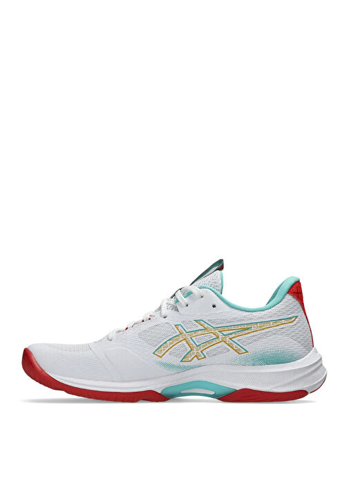 Asics 1052A090-960 NETBURNER BALLISTIC FF Beyaz Kadın Voleybol Ayakkabısı - Görsel 3