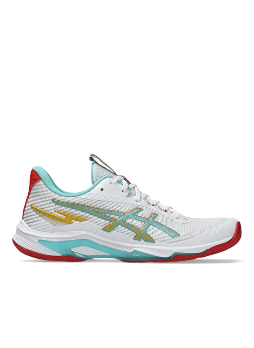 Asics 1052A090-960 NETBURNER BALLISTIC FF Beyaz Kadın Voleybol Ayakkabısı - Görsel 2