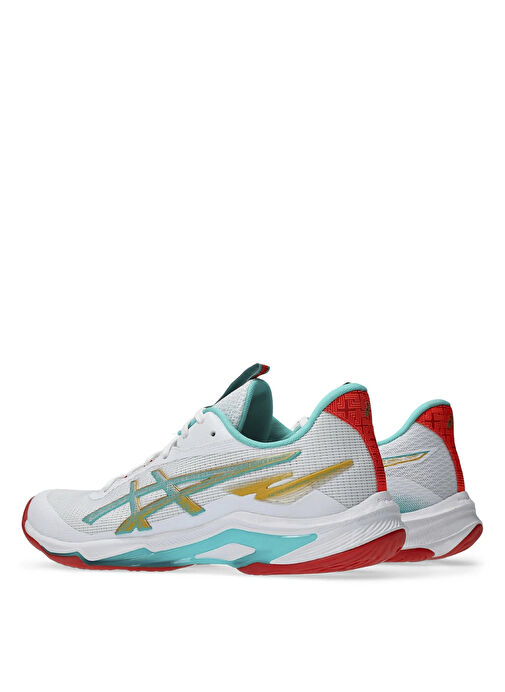 Asics 1052A090-960 NETBURNER BALLISTIC FF Beyaz Kadın Voleybol Ayakkabısı - Görsel 6