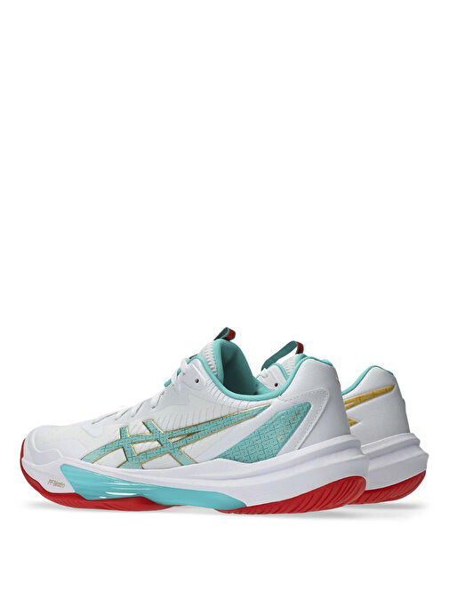 Asics 1052A088-960 SKY ELITE FF 3 Beyaz Kadın Voleybol Ayakkabısı - Görsel 6