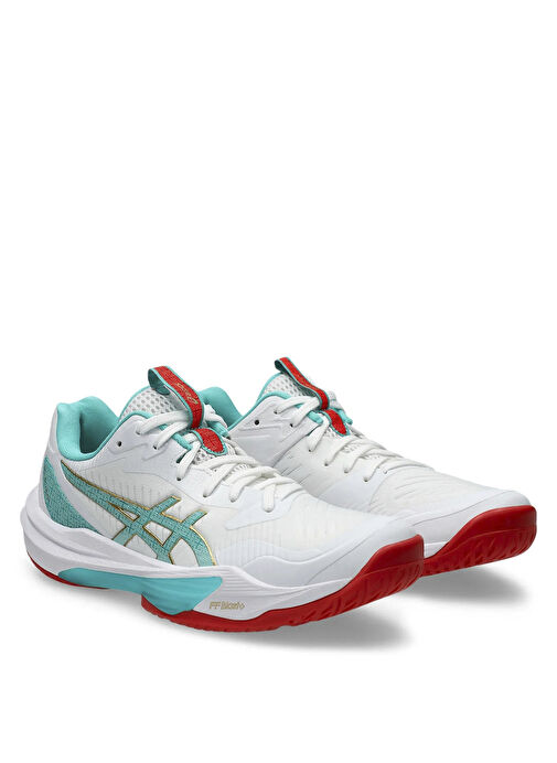 Asics 1052A088-960 SKY ELITE FF 3 Beyaz Kadın Voleybol Ayakkabısı - Görsel 4