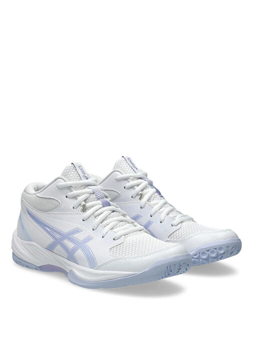 Asics 1072A105-104 GEL-TASK MT 4 Beyaz Kadın Voleybol Ayakkabısı - Görsel 4