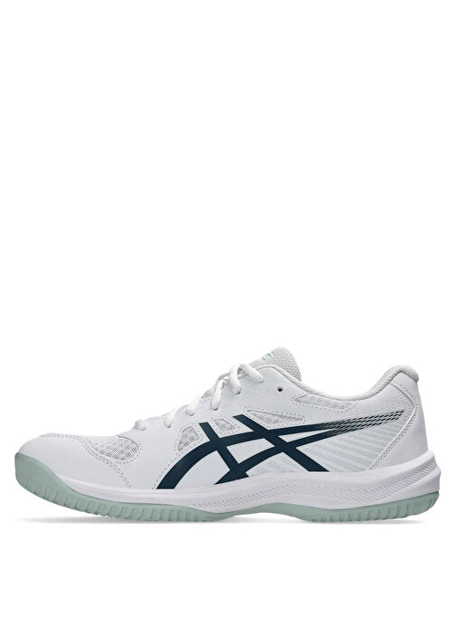 Asics 1071A104-104 UPCOURT 6 Beyaz Erkek Voleybol Ayakkabısı - Görsel 3