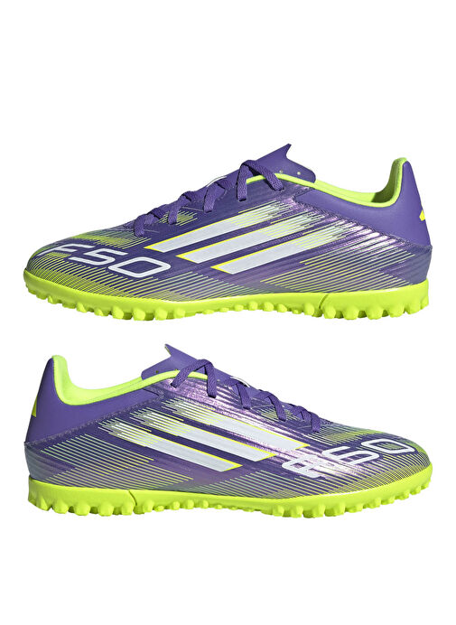 Adidas JI0026 F50 CLUB TF Mor Erkek Halı Saha Ayakkabısı - Görsel 10
