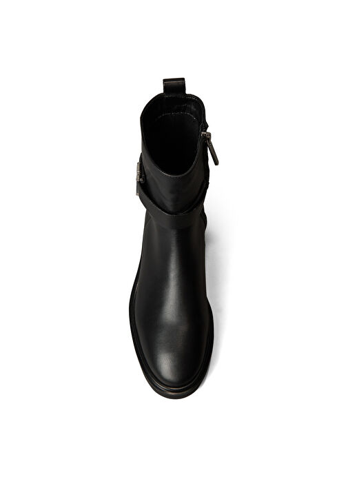 Calvin Klein Siyah Kadın Deri Bot HW0HW02663BEH - Görsel 5