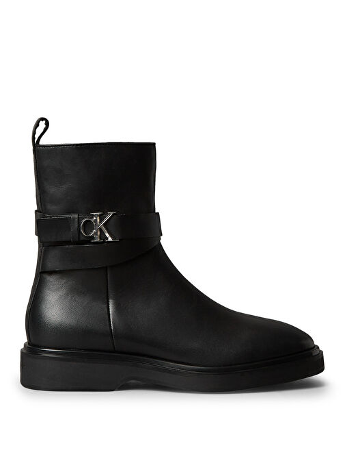 Calvin Klein Siyah Kadın Deri Bot HW0HW02663BEH - Görsel 2