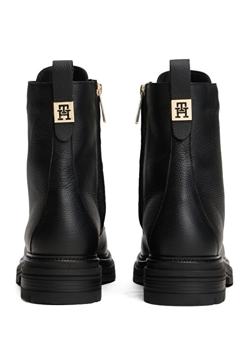 Tommy Hilfiger Siyah Kadın Deri Bot FW0FW08767BDS - Görsel 6
