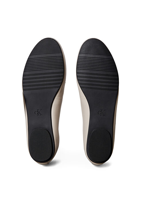 Calvin Klein Vizon Kadın Deri Babet HW0HW02810PA8 - Görsel 7