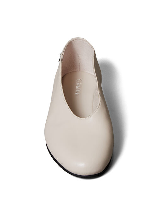 Calvin Klein Vizon Kadın Deri Babet HW0HW02810PA8 - Görsel 5