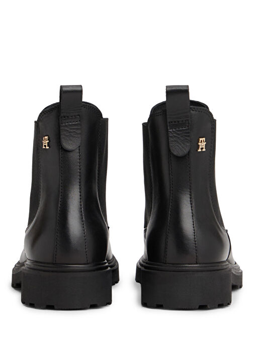 Tommy Hilfiger Siyah Kadın Deri Bot FW0FW08766BDS - Görsel 6