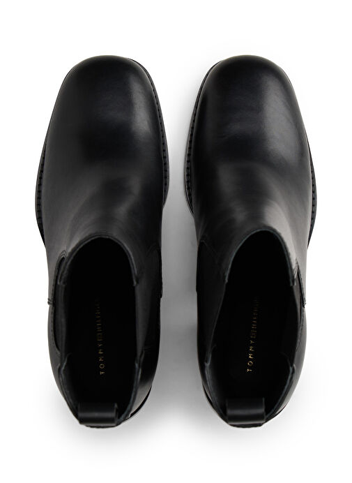 Tommy Hilfiger Siyah Kadın Deri Bot FW0FW08844BDS - Görsel 6