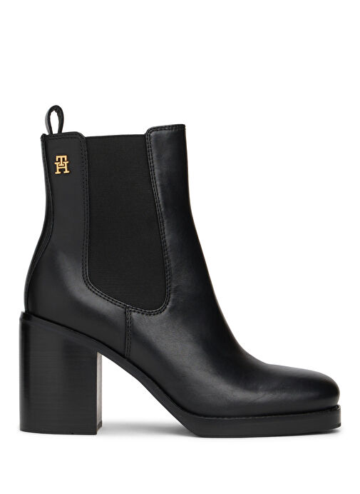 Tommy Hilfiger Siyah Kadın Deri Bot FW0FW08844BDS - Görsel 2