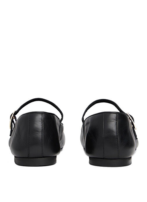 Tommy Hilfiger Siyah Kadın Deri Babet FW0FW09152BDS - Görsel 6