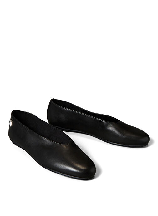 Calvin Klein Siyah Kadın Deri Babet HW0HW02810BEH - Görsel 4