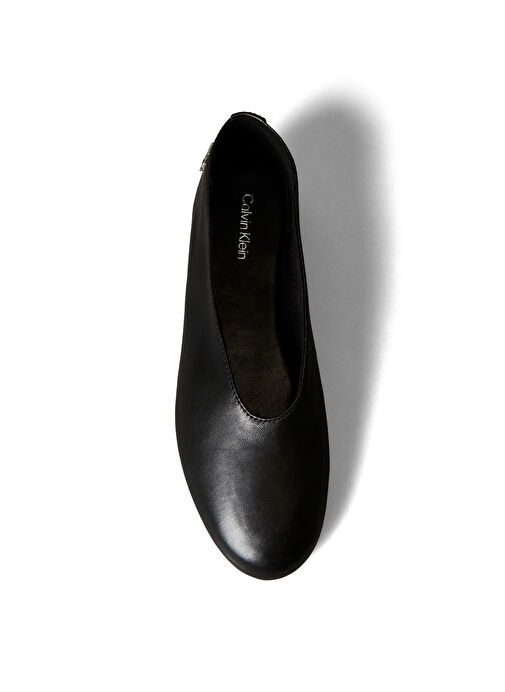 Calvin Klein Siyah Kadın Deri Babet HW0HW02810BEH - Görsel 6
