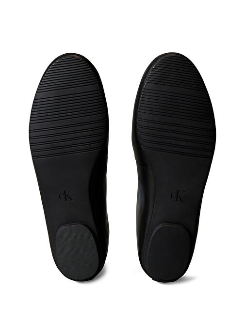 Calvin Klein Siyah Kadın Deri Babet HW0HW02810BEH - Görsel 7