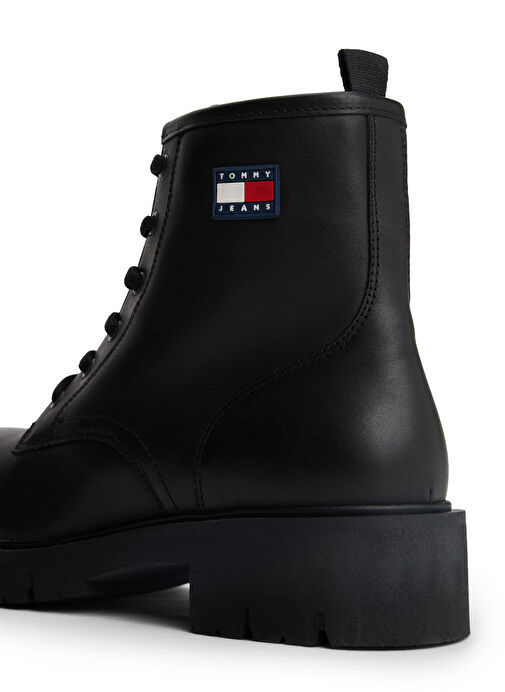 Tommy Hilfiger Siyah Kadın Deri Bot EN0EN02824BDS - Görsel 5