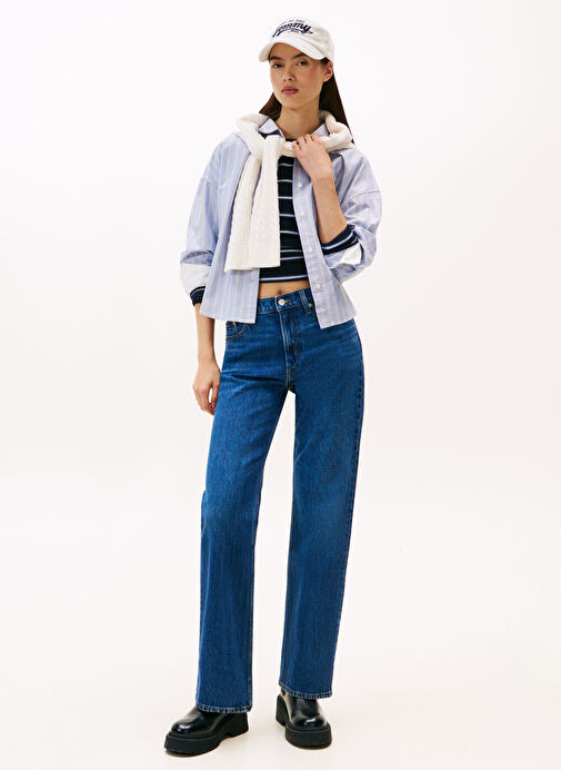 Tommy Hilfiger Siyah Kadın Deri Bot EN0EN02888BDS - Görsel 7