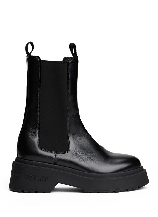 Tommy Hilfiger Siyah Kadın Deri Bot EN0EN02888BDS - Görsel 2