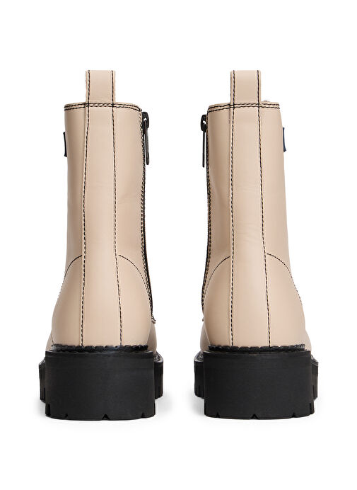 Tommy Hilfiger Bej Kadın Deri Bot EN0EN02907AES - Görsel 6