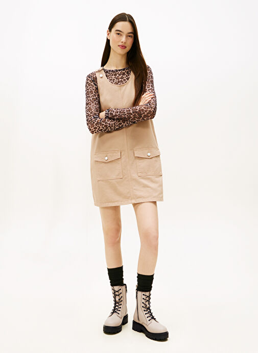 Tommy Hilfiger Bej Kadın Deri Bot EN0EN02907AES - Görsel 8