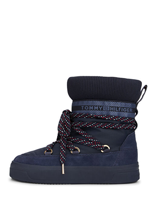 Tommy Hilfiger Lacivert Kadın Bot FW0FW09163DW6 - Görsel 3