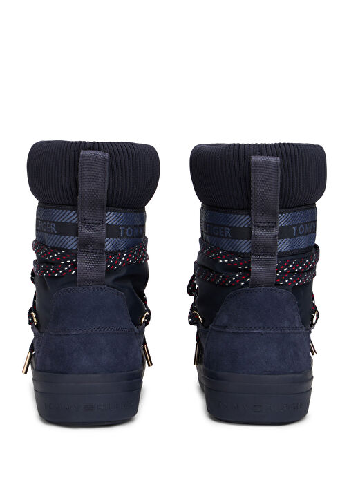 Tommy Hilfiger Lacivert Kadın Bot FW0FW09163DW6 - Görsel 6