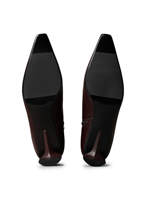 Calvin Klein Kahverengi Kadın Deri Bot HW0HW02811VH2 - Görsel 7