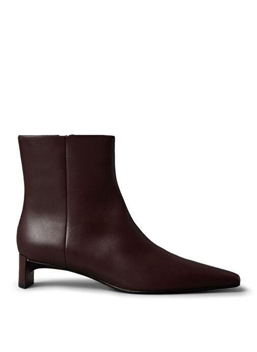 Calvin Klein Kahverengi Kadın Deri Bot HW0HW02811VH2 - Görsel 2