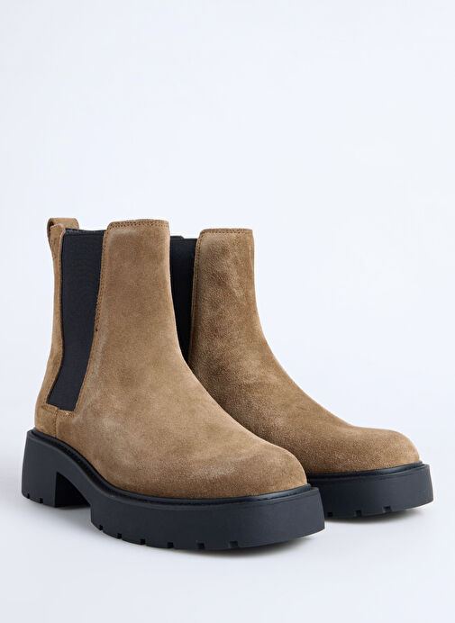 Calvin Klein Taba Kadın Deri Bot YW0YW02071ADH - Görsel 3