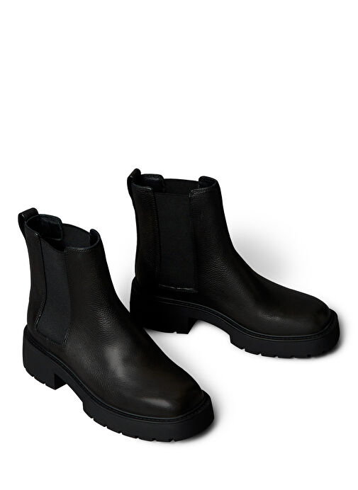 Calvin Klein Siyah Kadın Deri Bot YW0YW02072BEH - Görsel 4