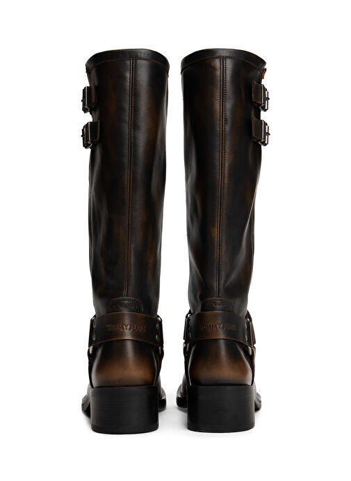 Tommy Hilfiger Kahverengi Kadın Deri Çizme EN0EN02850GY9 - Görsel 6