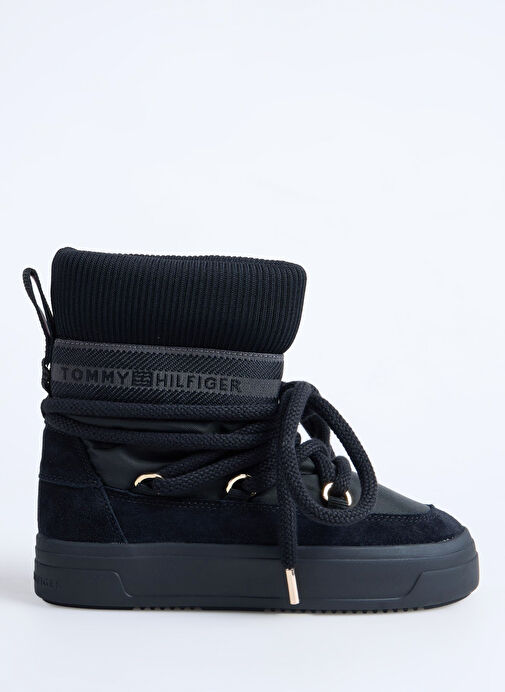 Tommy Hilfiger Siyah Kadın Bot FW0FW08998BDS - Görsel 2