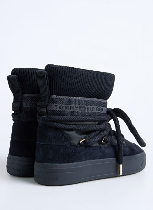 Tommy Hilfiger Siyah Kadın Bot FW0FW08998BDS - Görsel 4