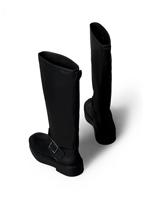 Calvin Klein Siyah Kadın Deri Bot YW0YW01972BEH - Görsel 5