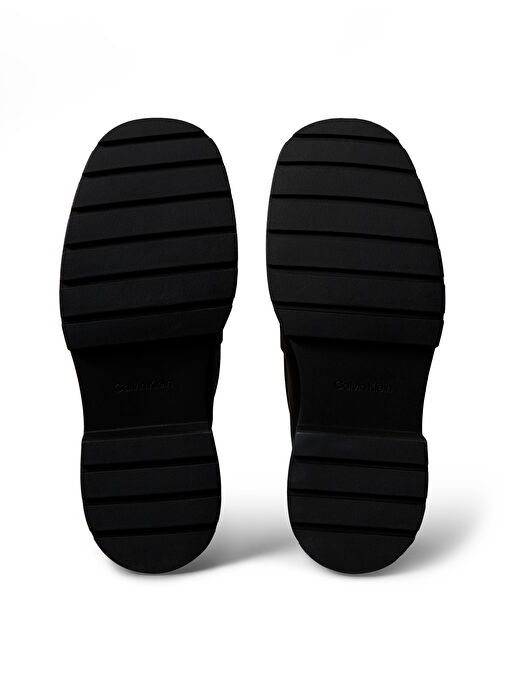 Calvin Klein Siyah Kadın Deri Loafer YW0YW01912BEH - Görsel 7