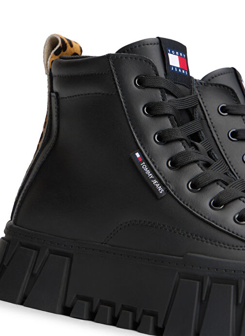 Tommy Hilfiger Siyah Kadın Sneaker EN0EN02858BDS - Görsel 6