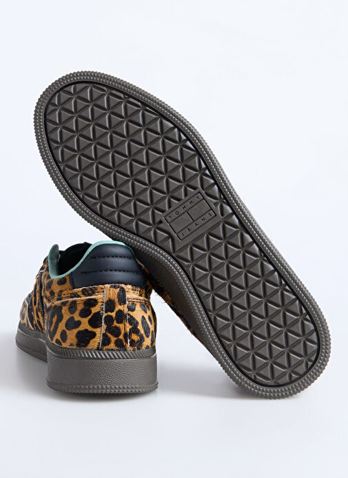 Tommy Hilfiger Çok Renkli Kadın Deri Sneaker EN0EN029040K7 - Görsel 5