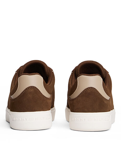 Tommy Hilfiger Kahverengi Kadın Deri Sneaker FW0FW09050GV0 - Görsel 5