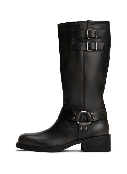 Tommy Hilfiger Siyah Kadın Deri Çizme EN0EN02850BDS - Görsel 3