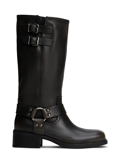 Tommy Hilfiger Siyah Kadın Deri Çizme EN0EN02850BDS - Görsel 2