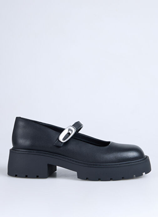 Calvin Klein Siyah Kadın Deri Günlük Ayakkabı YW0YW02065BEH - Görsel 2