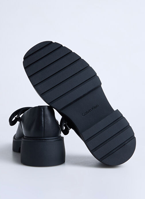 Calvin Klein Siyah Kadın Deri Günlük Ayakkabı YW0YW02065BEH - Görsel 5