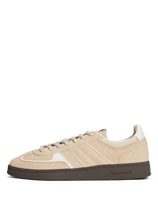 Tommy Hilfiger Bej Kadın Süet Sneaker EN0EN02838AES - Görsel 4