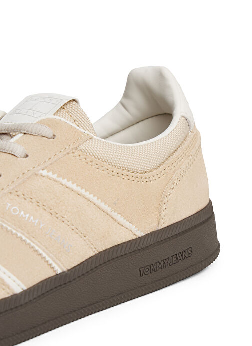 Tommy Hilfiger Bej Kadın Süet Sneaker EN0EN02838AES - Görsel 6