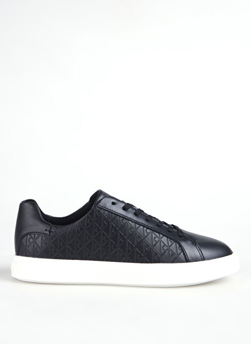 Calvin Klein Siyah Kadın Deri Sneaker HW0HW02817BEH - Görsel 2