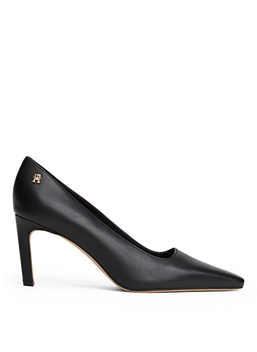 Tommy Hilfiger Siyah Kadın Deri Stiletto FW0FW08993BDS - Görsel 2
