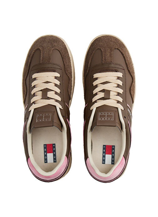 Tommy Hilfiger Kahverengi Kadın Sneaker EN0EN02902GWN - Görsel 5